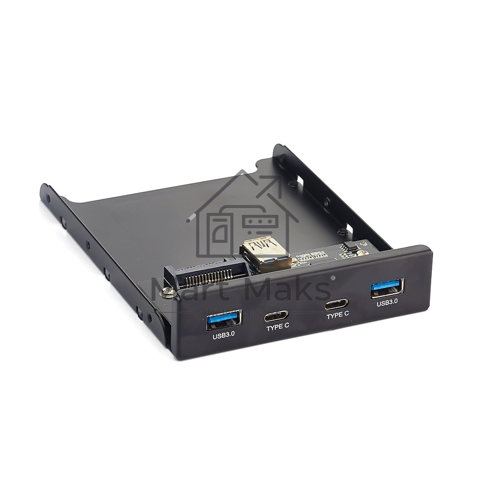 Планка USB на переднюю панель Exegate U3H-619, 3,5