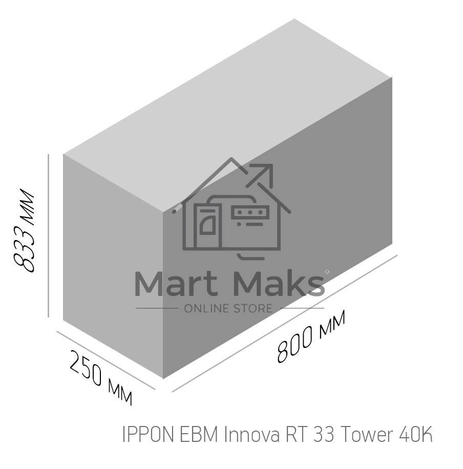 Источник бесперебойного питания Ippon Innova RT 33 40K Tower 40000Вт 40000ВА черный