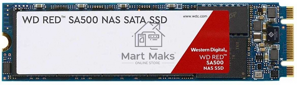 Накопитель SSD SSD WD 2Tb Red™ SA500 NAS 3D NAND M2.2280 SATA-3 (TLC) M.2(22x80mm), R/W 560/530MB/s