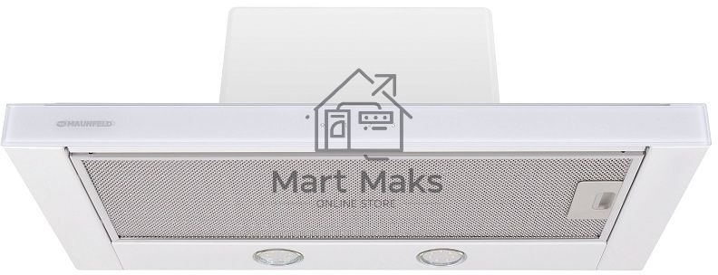 Вытяжка встраиваемая Maunfeld Ouse Touch Glass 60 белый, 60 см, 750 куб. м/ч, 48 дБ