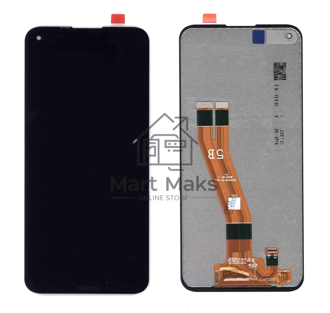 Дисплей для Nokia 3.4, черный