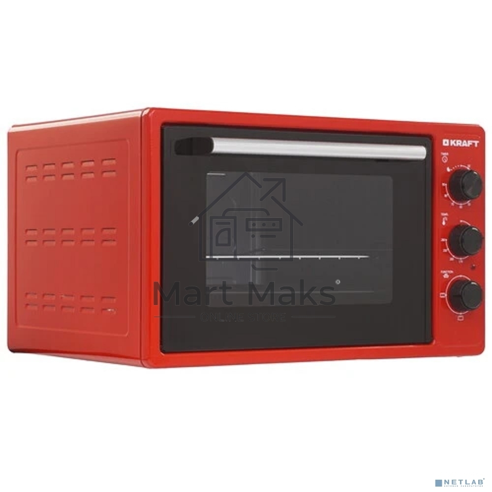 Мини-печь KRAFT KN-MO 3900 FR красный