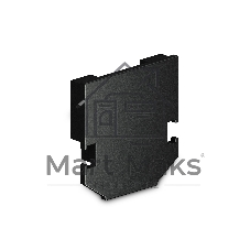 GL1064 BK черный заглушка для корпуса в натяжной потолок Magnetic 220V 61*61*9 (2шт)