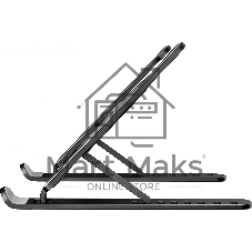 Подставка для ноутбука Buro BU-LS100 260x20x60мм 220г пластик ABS черный