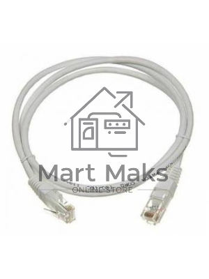 Патч-корд Lanmaster TWT RJ-45 (m)-RJ-45 (m) cat5E 0.5м серый 
