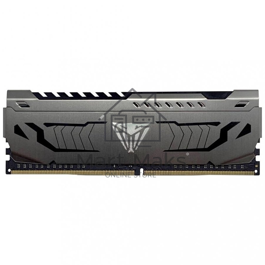 Оперативная память Patriot Viper Steel, DDR4, 8GB, 3200MHz, CL16, DIMM, с радиатором, черный