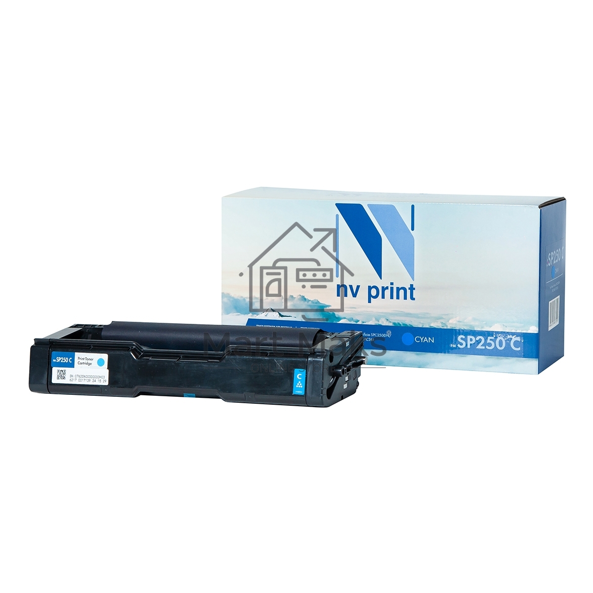 Картридж NVPrint совместимый NV-SP250 Cyan для Ricoh Aficio SPC250DN/SPC260/SPC261 (1600k)