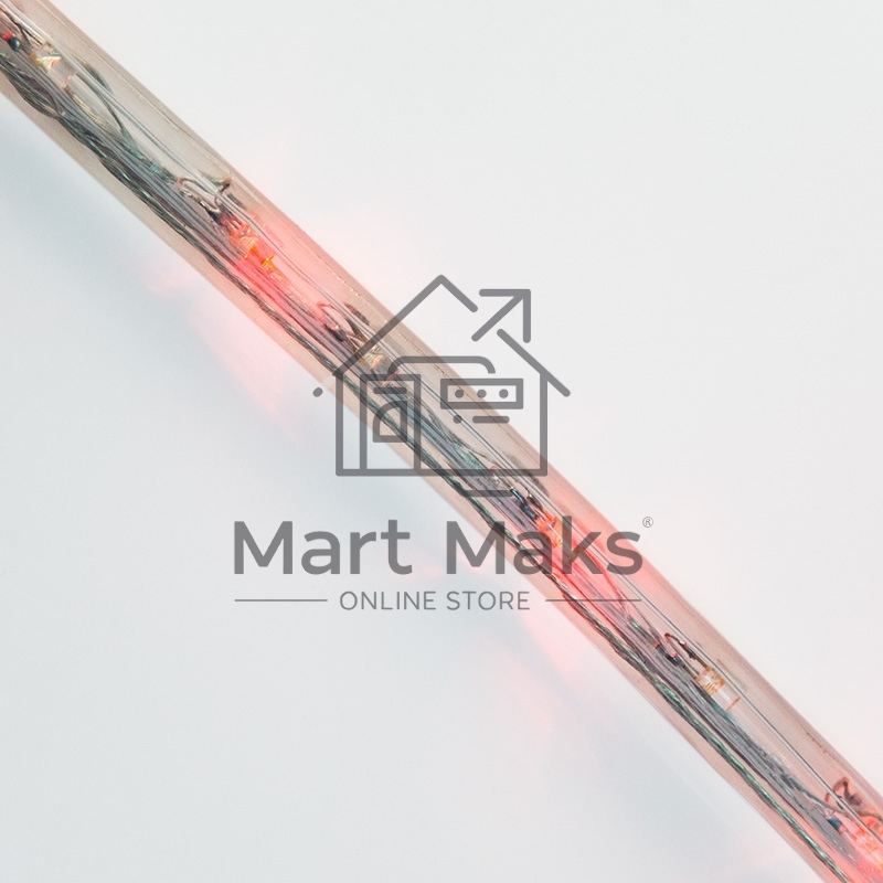 Дюралайт LED, свечение с динамикой (3W) - красный, 36 LED/м, бухта 100м