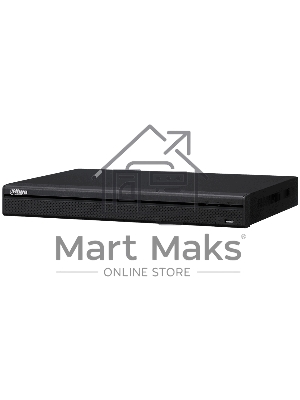 Видеорегистратор 16-канальный IP, Запись: H.265/H.264/MJPEG/MPEG4, до 12Мп, до 320Mb/s; Видеовыходы: 1 HDMI, 1 VGA; Сеть: 1 RJ-45 port (10/100Mbps); Хранение: Raid 0/1/5/6/10, 2 SATA HDD до 12TB, eSATA; Интерфейсы: 2 xUSB, RS-232; 1U; Onvif 2.4 16CH 2 HDD