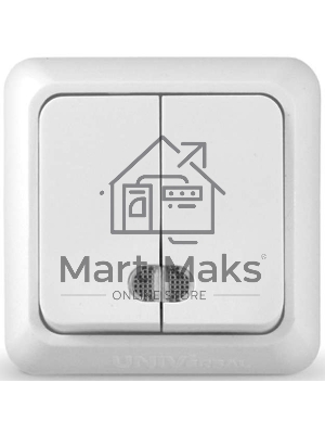 Выключатель 2-кл. ОП Олимп 10А IP20 с индик.белый Universal О0123