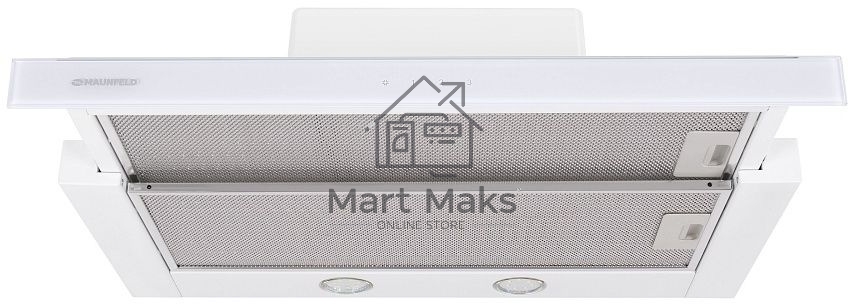 Вытяжка встраиваемая Maunfeld Ouse Touch Glass 60 белый, 60 см, 750 куб. м/ч, 48 дБ