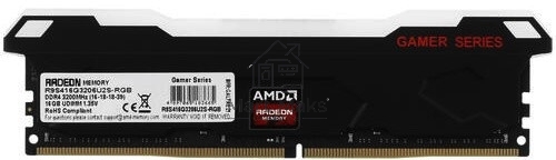 Оперативная память AMD Radeon R9, DDR4, 32GB (1x32GB), 3200MHz, UDIMM