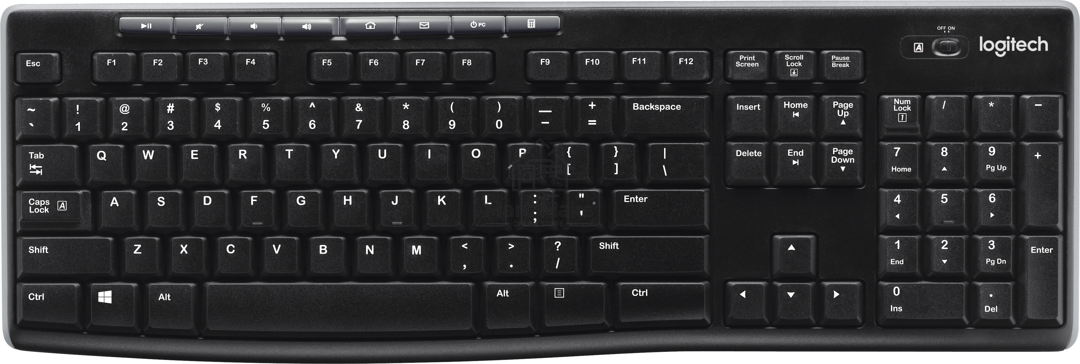 Клавиатура Logitech Keyboard K270 Wireless 920-003757/920-003058