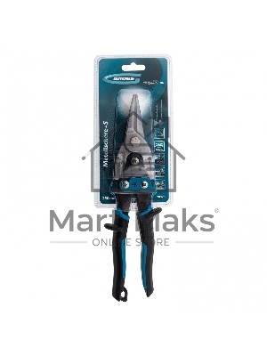 Ножницы по металлу GROSS 78325250мм прямой резсталь-CrMo двухкомп.рукоятки