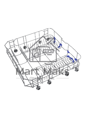 Встраиваемая посудомоечная машина Maunfeld MLP6022A01, черный, 59.8 см, 12 компл., 49 дБ, класс A++