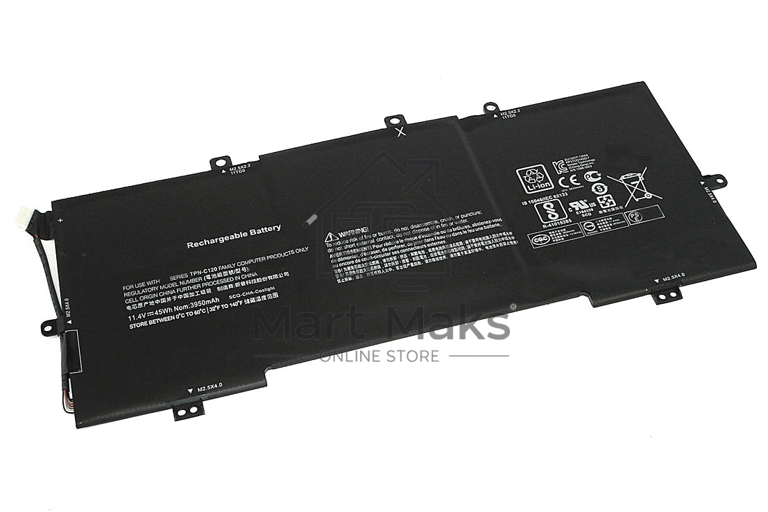 Аккумулятор для ноутбука HP Envy 13-D, 45Wh, 11.4V, HP