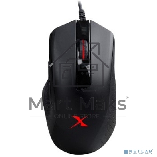 Мышь проводная A4Tech Bloody X5 Max черный, 10000 dpi, USB, кнопки - 9