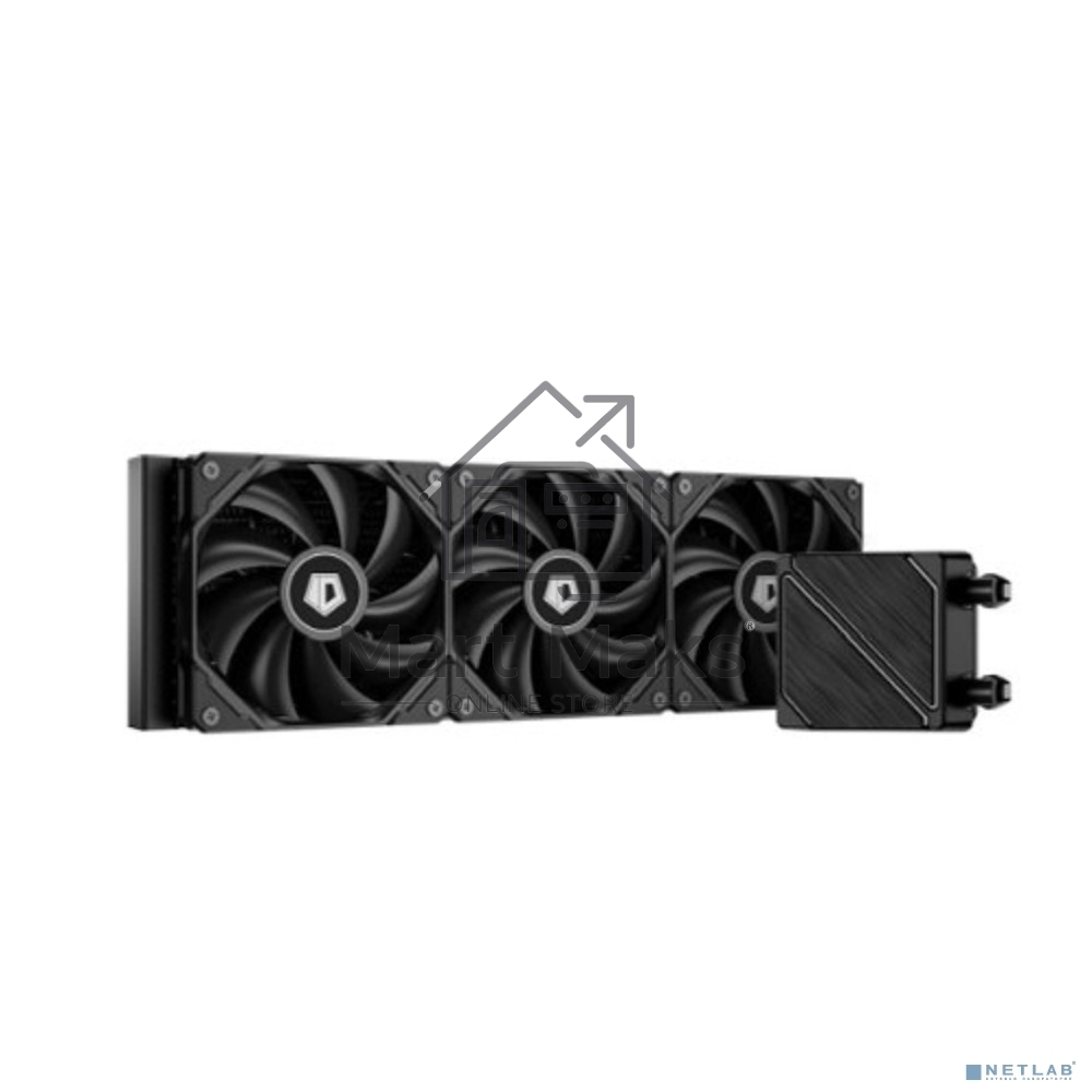 Система водяного охлаждения для процессора ID-COOLING DASHFLOW 360 BASIC BLACK черный 120мм алюминий+медь 1800rpm 35.2db 4-pin 350W