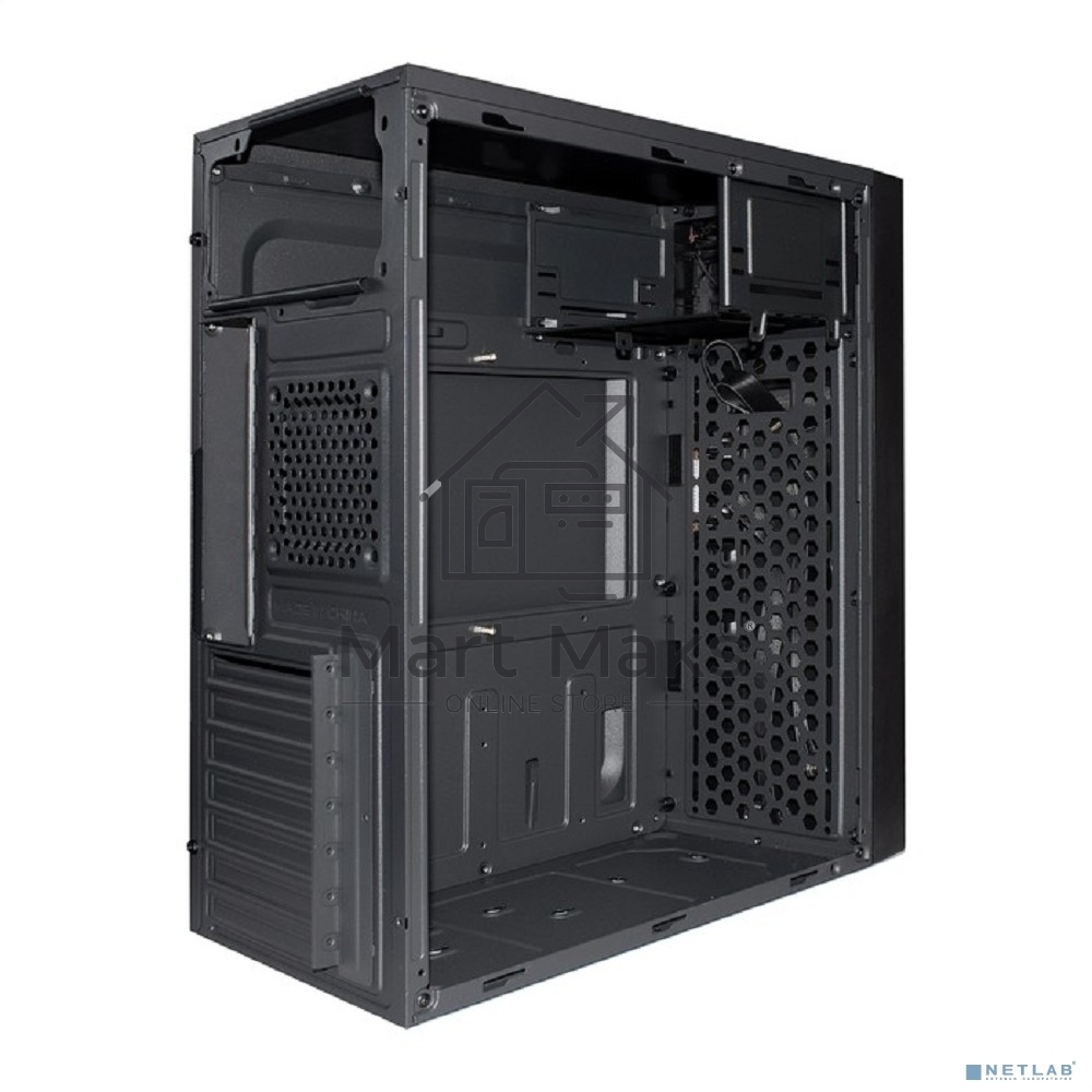 Компьютерный корпус Miditower ExeGate AA-440-AA450 (ATX, AA450 8 см, 2*USB, аудио)