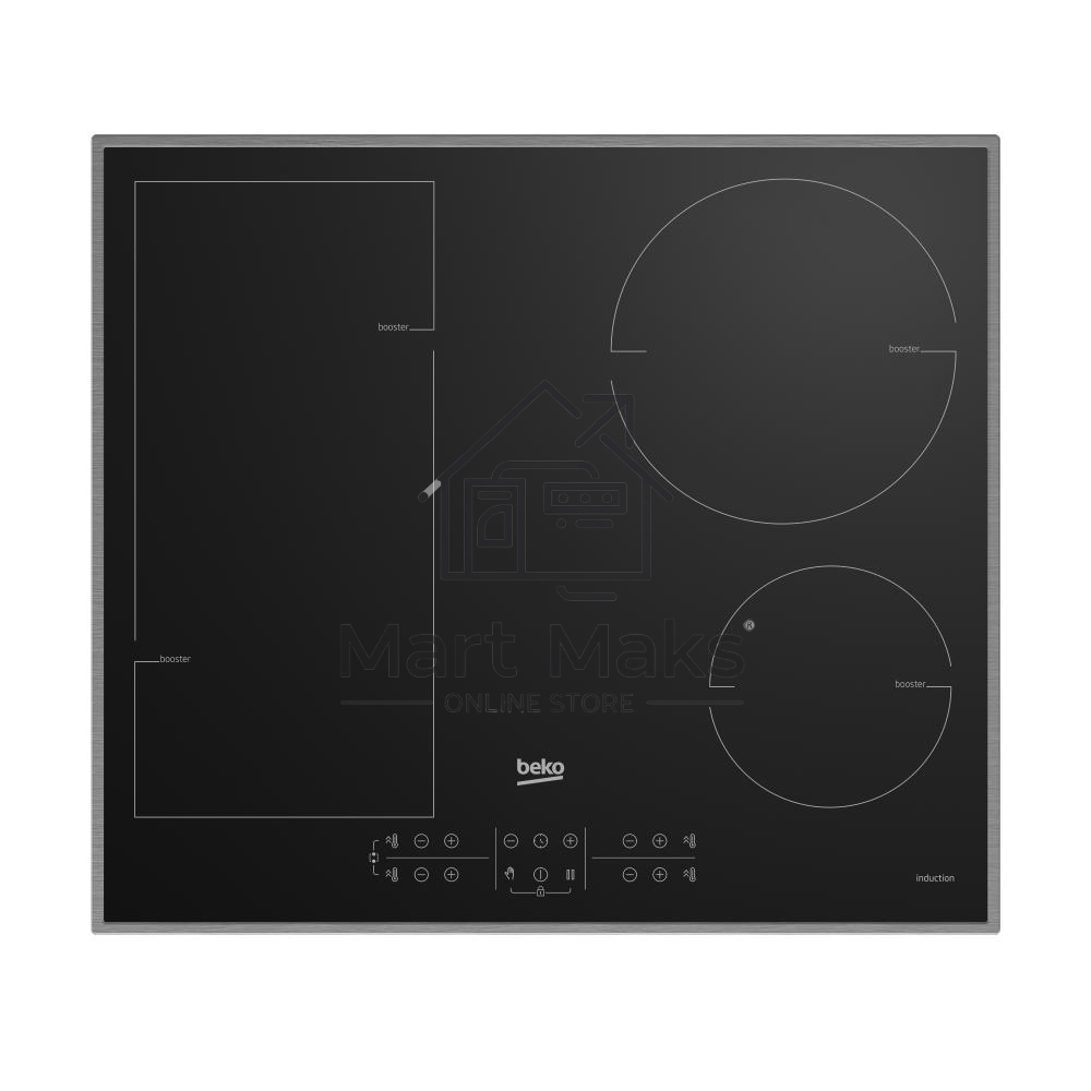 Встраиваемая индукционная варочная поверхность Beko HII 64200 FMTX, черный