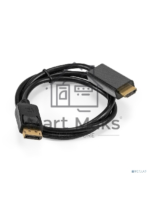 Кабель DisplayPort-HDMI ExeGate EX-CC-DP-HDMI-1.0 (20M/19M, 1,0м, экран)