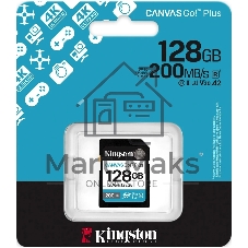 Флеш карта SDXC 128Gb Kingston SDG4/128Gb Canvas Go! Plus w/o adapter
