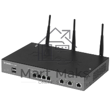 Маршрутизатор D-Link DSA-2208X/A1A, 6×1 Гбит/с + 2×10 Гбит/с SFP+, управляемый