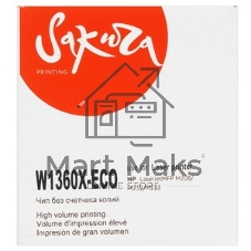 Картридж лазерный Sakura W1360X для HP, черный, 2600 к.