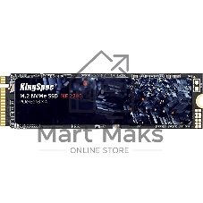 Накопитель SSD KingSpec NE-2TB, 2000Gb, PCIe 3.0 x4, M.2 2280, NVMe, R/W 2400/1900