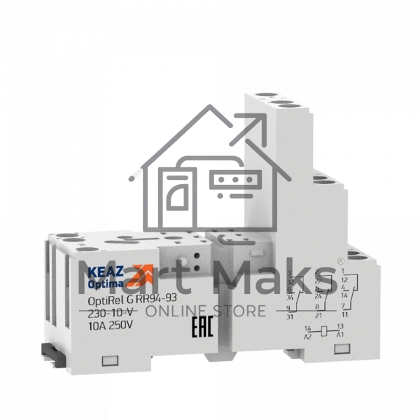 Розетка для реле OptiRel G RR94-92-230-12-V
