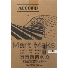 Корпус ACCORD ACC-ZM3B Black, Mini-Tower, чёрный, 1 x 120 мм