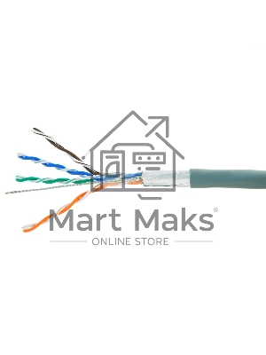 Кабель FTP Cablexpert FPC-5004E кат.5e медь многож. экран, 305м pullbox, серый