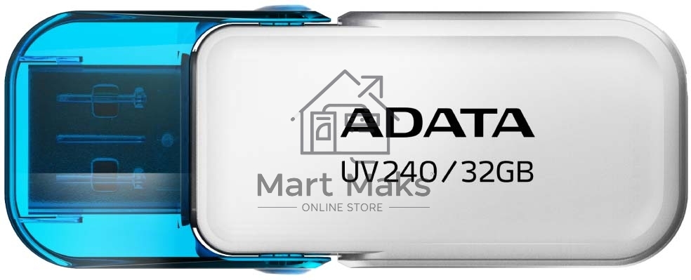Флешка USB R/W ADATA R/W 32GB ADATA UV240, USB 2.0, белый