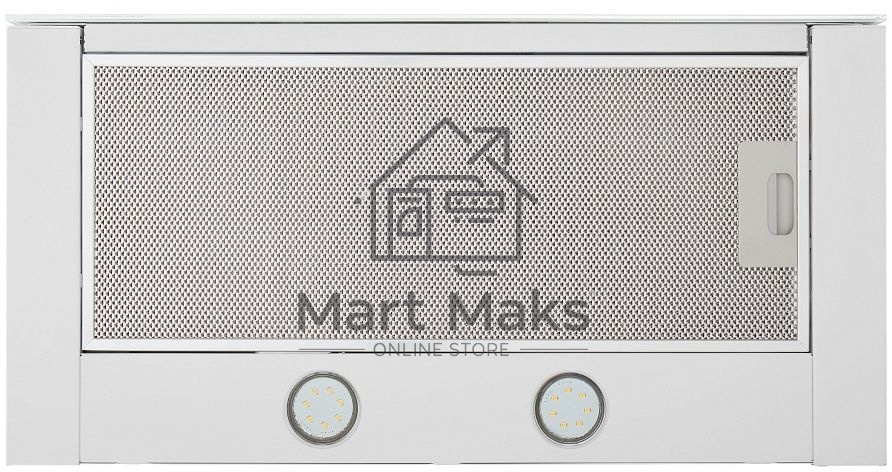 Вытяжка встраиваемая Maunfeld Ouse Touch Glass 60 белый, 60 см, 750 куб. м/ч, 48 дБ