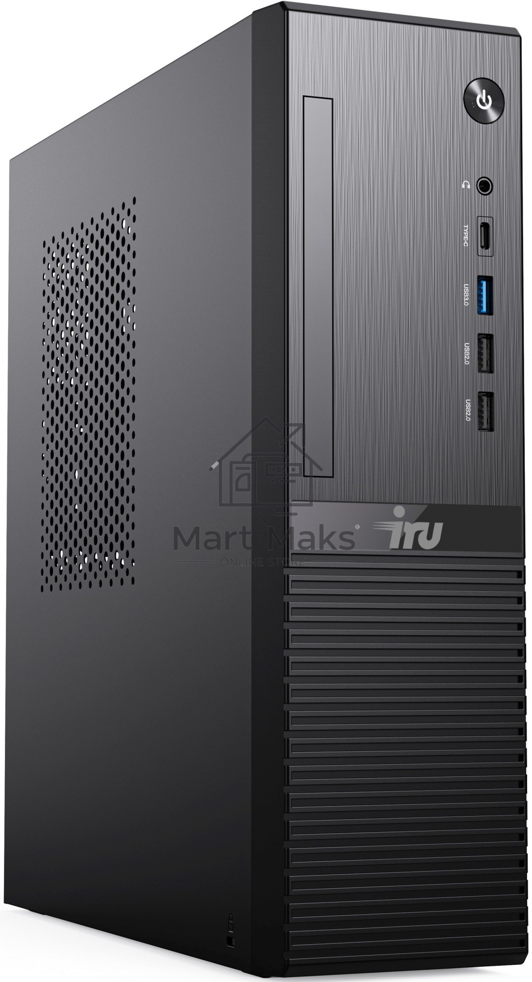 Компьютер IRU 310SC SFF i5 12400 (2.5) 16Gb SSD512Gb UHDG 730 Windows 11 Professional GbitEth 200W черный (1969071)