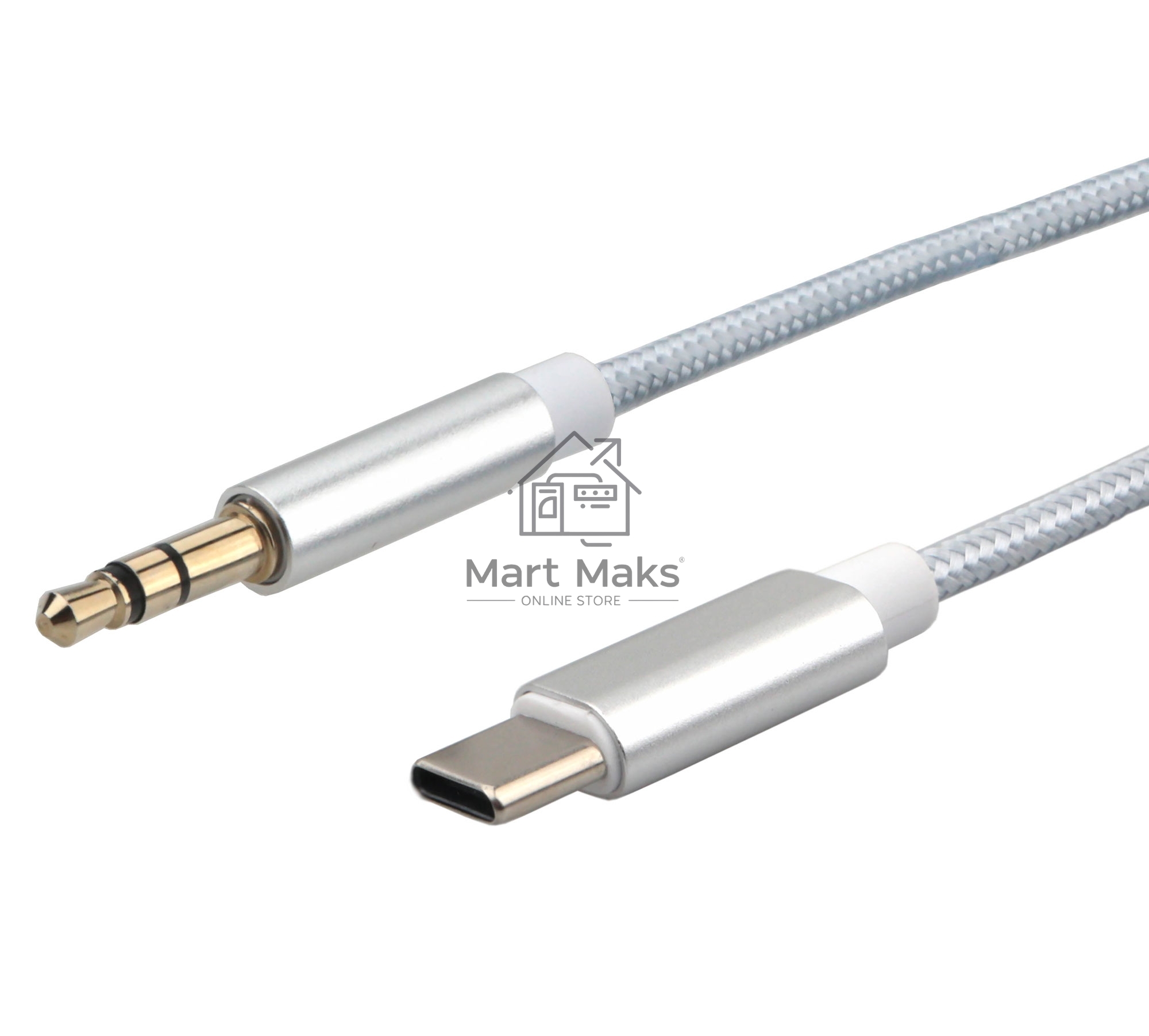 Кабель-переходник USB Cablexpert CCAB-CM35M-1M-W, Type-C/Jack3.5, Mobile, 1м, белый, коробка