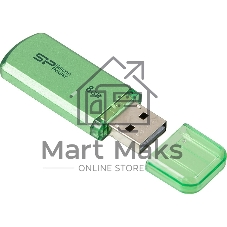 Флешка USB R/W Silicon Power R/W 8Gb Helios 101 SP008Gb,UF2101V1N USB 2.0 зеленый