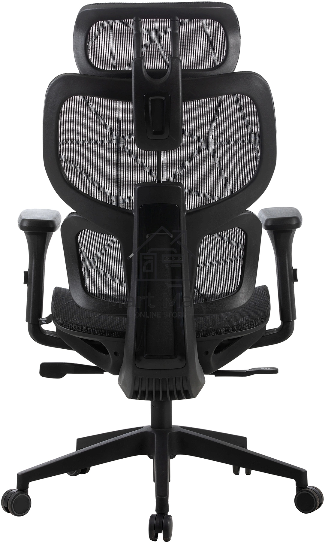 Кресло компьютерное Cactus CS-MC555-BK черный, сетка