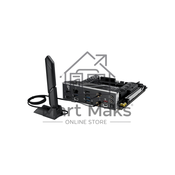 Материнская плата ASUS ROG STRIX B860-I GAMING WIFI, LGA1851, Intel B860, 2xDDR5, 4xSATA, 2xM.2, 1xPCIe 5.0 x16, 1xDP, 1xHDMI, 1xThunderbolt 4, 1x2.5Gb LAN, Wi-Fi 7, 2xUSB 2.0, 3xUSB 3.2 Gen 1, 1xUSB 3.2 Gen 2, 1xUSB 3.2 Gen 2x2, 1xUSB-C, 1xS/PDIF, 2x3.5 