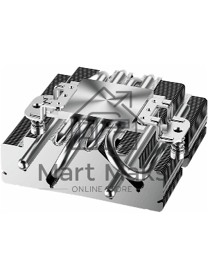 Кулер для процессора PCCooler S815I Low profile RC400-37 серебристый/черный 75мм алюминий+медь 4000rpm 39db 4-pin 125W