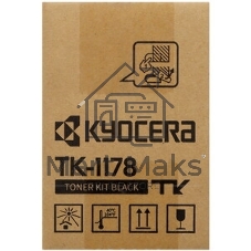 Картридж лазерный Kyocera TK-1178 (1T02S50AX0) черный для M2040dn (Азия) (7200 стр.)