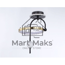 Светильник Ambrella light FL66424 BK/GD черный/золото 3000K/4200K/6400K 15W 240*220*347.7 (Без ПДУ)