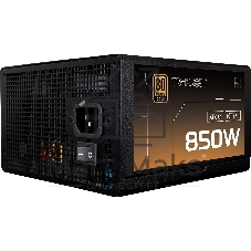 Блок питания 850W Power Supply Thermalright, 850W 80+ Gold (ATX, 3.1, PCIe 5.1, Full modular, 1x24(20+4)pin, 2xCPU 8(4+4)pin, 2xPCIe*2 8(6+2)pin, 1x12V-2x6, 8xSATA3, 3xMOLEX4pin, Active, 120x120mm, 150x140x86mm, APFC, OVP, UVP, SCP, OCP, OTP, OPP, black)