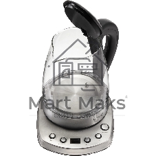 Чайник электрический Vitek VT-WK1075 1.7л. 1800Вт серебристый/черный корпус: металл/пластик