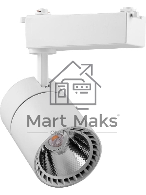 Светильник трековый светодиодный FERON 29514на шинопровод 20W/1800 Lm/4000К, 35 гр., белый,AL103