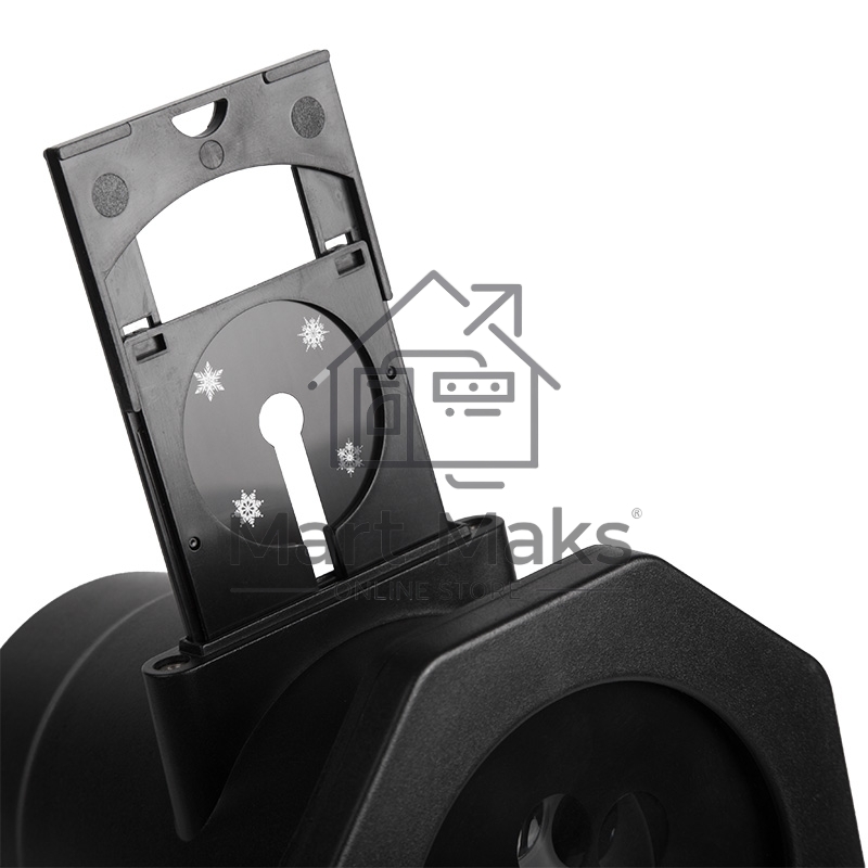 Проектор LED, 12 сменных слайдов, цвет RGBW, 12В