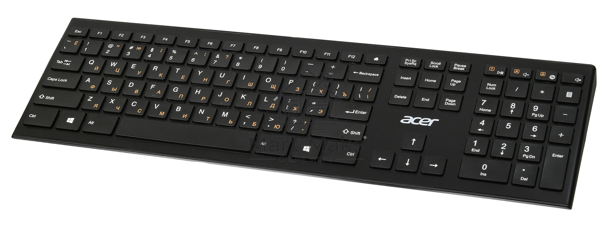 Клавиатура Acer OKR010 беспроводная, USB, Радиоканал, черный