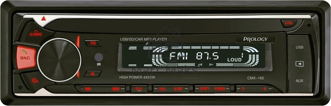 Автомагнитола Prology CMX-165 1DIN 4x55Вт