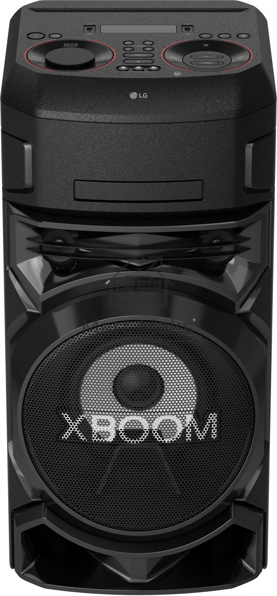 Микросистема LG ON77DK черный/CD/CDRW/DVD/DVDRW/FM/USB/BT