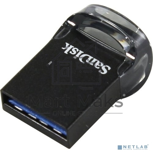 Флешка USB R/W R/W Sandisk 64Gb ULTRA FIT SDCZ430-064G-G46 USB3.1 черный